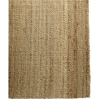 Teppich Jute natural 200 x 140 cm von tinekhome