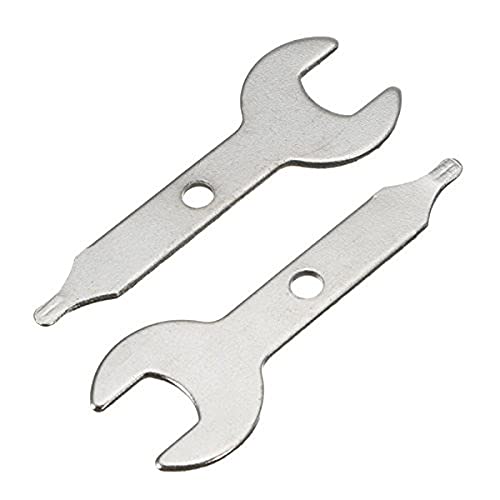3/8 Zoll Spannzangenschlüssel Schlüssel für Dremel, Handwerker und Decker oder Drehwerkzeug, Edelstahl, 2 Stück von tooloflife