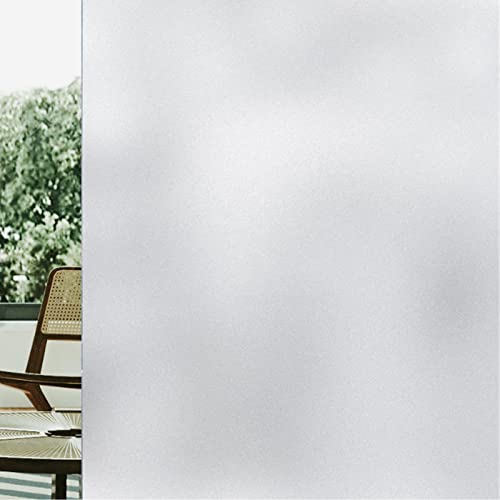 tow000ack Milchglasfolie Fensterfolie Selbsthaftend Blickdicht Sichtschutzfolie Milchfolie Anti-UV Statische Haftung Folie für Zuhause Badzimmer oder Büro,Anpassbar Größe (W*L:30x300cm(12x118in)) von tow000ack