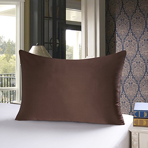 Townssilk, Kissenbezug 100% Seide, 19 mm, beidseitig mit verstecktem Reißverschluss. Braun, 50 x 90 cm Townssilk, Kissenbezug 100% Seide, 19 mm, beidseitig mit verstecktem Reißverschluss. Braun, 50 x 90 cm von townssilk
