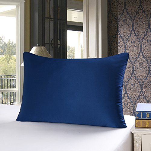 Townssilk, Kissenbezug 100% Seide, 19 mm, beidseitig mit verstecktem Reißverschluss. Navyblue, 50 x 75 cm Townssilk, Kissenbezug 100% Seide, 19 mm, beidseitig mit verstecktem Reißverschluss. Navyblue, 50 x 75 cm von townssilk