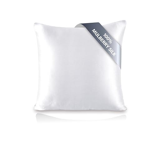 Townssilk 19 Momme 100% Seide Kissenbezug 1 Stück 60x60cm White Townssilk 19 Momme 100% Seide Kissenbezug 1 Stück 60x60cm White von townssilk