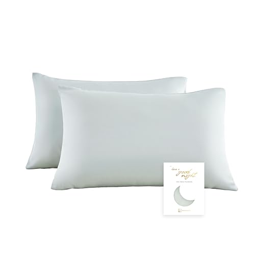 Townssilk doppelseitig 100% Reiner Tencel Kissenbezug, High-End Kissenbezug, geeignet für Haar- und Hautgesundheit, 2-teilig, 50x75 cm,mit verstecktem Reißverschluss, lightgrey Townssilk doppelseitig 100% Reiner Tencel Kissenbezug, High-End Kissenbezug, geeignet für Haar- und Hautgesundheit, 2-teilig, 50x75 cm,mit verstecktem Reißverschluss, lightgrey von townssilk