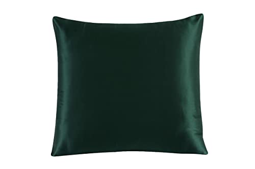 townssilk Beidseitig 100% 19mm Pure Maulbeerseide Kissenbezug für Haar und Haut Gesundheit, 1 Stück 50x50cm Größe Kissenbezug mit verstecktem Reißverschluss 600 Fadenzahl Emerald townssilk Beidseitig 100% 19mm Pure Maulbeerseide Kissenbezug für Haar und Haut Gesundheit, 1 Stück 50x50cm Größe Kissenbezug mit verstecktem Reißverschluss 600 Fadenzahl Emerald von townssilk