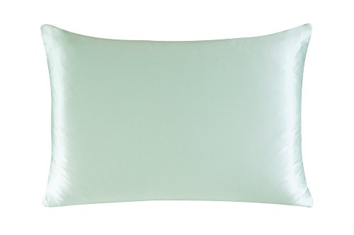 townssilk Beidseitig 100% 19mm Pure Maulbeerseide Kissenbezug für Haar und Haut Gesundheit, 1 Stück 50x80cm Größe Kissenbezug mit verstecktem Reißverschluss 600 Fadenzahl LightGreen townssilk Beidseitig 100% 19mm Pure Maulbeerseide Kissenbezug für Haar und Haut Gesundheit, 1 Stück 50x80cm Größe Kissenbezug mit verstecktem Reißverschluss 600 Fadenzahl LightGreen von townssilk