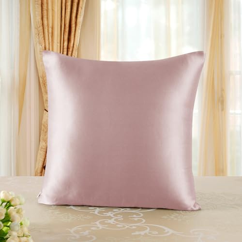 townssilk Beidseitig 100% 19mm Pure Maulbeerseide Kissenbezug für Haar und Haut Gesundheit, 1 Stück 60x60cm Größe Kissenbezug mit verstecktem Reißverschluss 600 Fadenzahl Dusty pink townssilk Beidseitig 100% 19mm Pure Maulbeerseide Kissenbezug für Haar und Haut Gesundheit, 1 Stück 60x60cm Größe Kissenbezug mit verstecktem Reißverschluss 600 Fadenzahl Dusty pink von townssilk