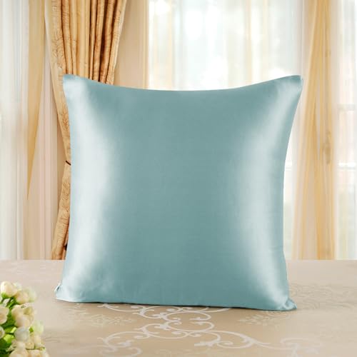 townssilk Beidseitig 100% 19mm Pure Maulbeerseide Kissenbezug für Haar und Haut Gesundheit.1Stück 80x80cm Größe Kissenbezug Aquagreen townssilk Beidseitig 100% 19mm Pure Maulbeerseide Kissenbezug für Haar und Haut Gesundheit.1Stück 80x80cm Größe Kissenbezug Aquagreen von townssilk