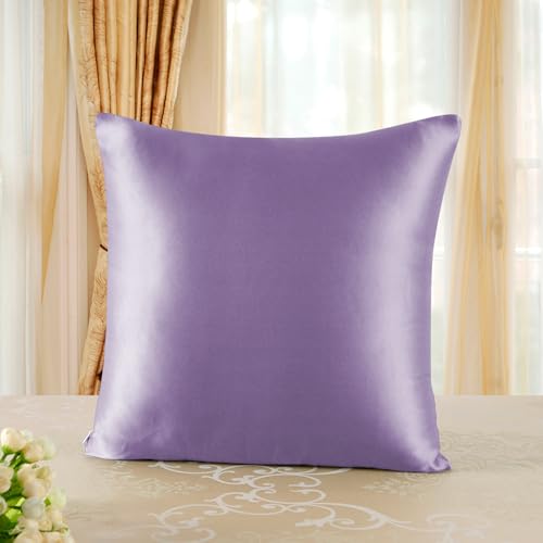 townssilk Seidenkissenbezug 40x40cm – 100% Maulbeerseide, 19mm, beidseitig Seide, Oeko-TEX Zertifiziert, Güteklasse 6A, mit Reißverschluss, 1 Stück,Wisteria townssilk Seidenkissenbezug 40x40cm – 100% Maulbeerseide, 19mm, beidseitig Seide, Oeko-TEX Zertifiziert, Güteklasse 6A, mit Reißverschluss, 1 Stück,Wisteria von townssilk