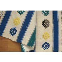 Kelim Teppich, Wollteppich, Kelimteppich, Mini Boho Vintage, 50 X 90 cm, Gr 2754 von turkishruggram