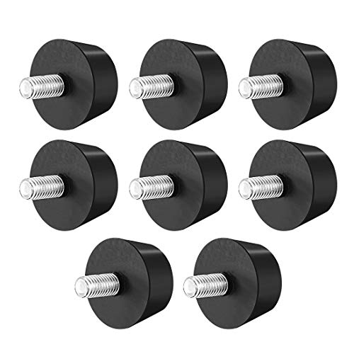 Sourcing map Konische Gummi-Halterung, Vibrationsisolatoren, Stoßdämpfer mit M10 x 20 mm Gewindebolzen, 38 x 20 mm, 8 Stück Sourcing map Konische Gummi-Halterung, Vibrationsisolatoren, Stoßdämpfer mit M10 x 20 mm Gewindebolzen, 38 x 20 mm, 8 Stück von uxcell