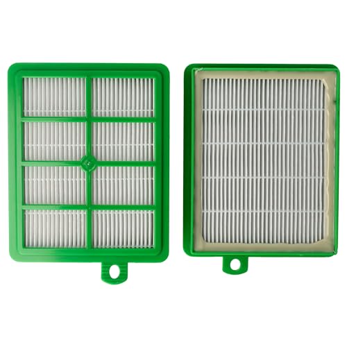 vhbw 2x Ersatz Allergie Hepa 13 Filter Set Philips Performer FC 9174, FC 9175, FC 9176, FC 9177, FC 9178, FC 9179 Ersatz für AEF 12, H12 von vhbw