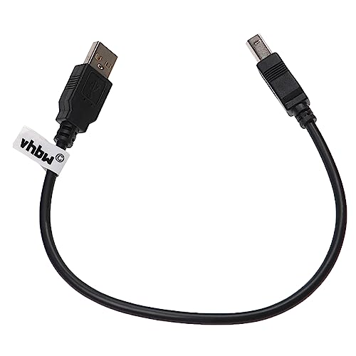 vhbw USB A auf USB B Druckerkabel Scannerkabel Adapterkabel kompatibel mit Boss Katana MK3 Artist - 0,3 m Schwarz von vhbw