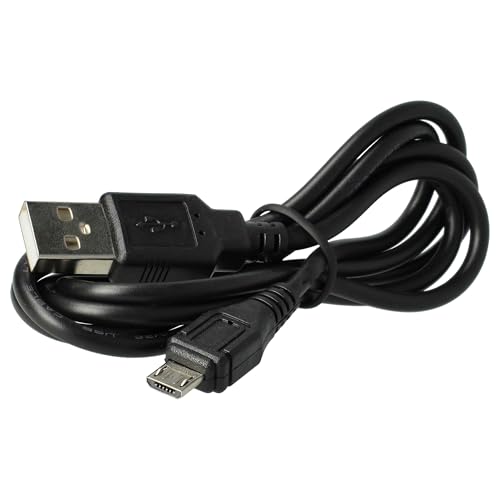 vhbw USB Kabel auf Micro-USB 1m schwarz kompatibel mit Sony Alpha 68 (ILCA-68), Alpha 99 II (II ILCA-99M2), FDR-AX53 Kamera von vhbw