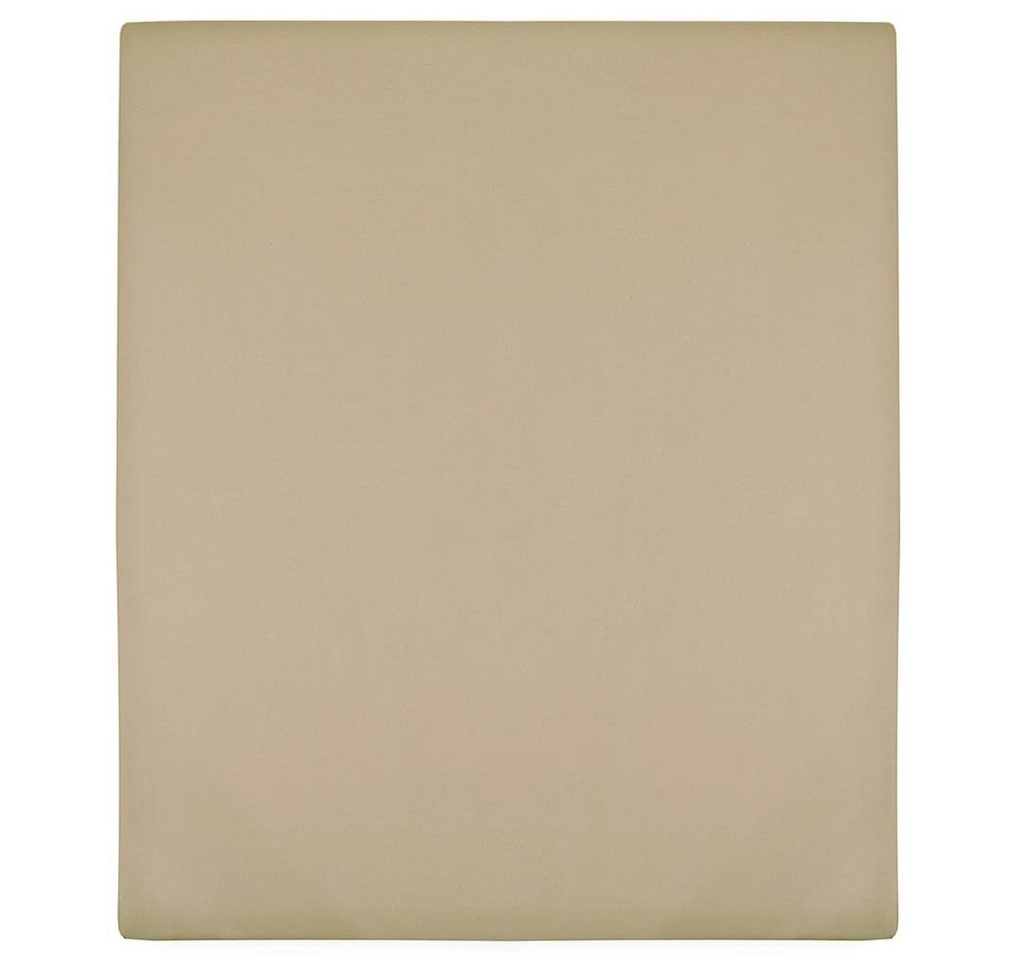 Tagesdecke Spannbettlaken 2 Stk. Jersey Taupe 140x200 cm Baumwolle, vidaXL von vidaXL