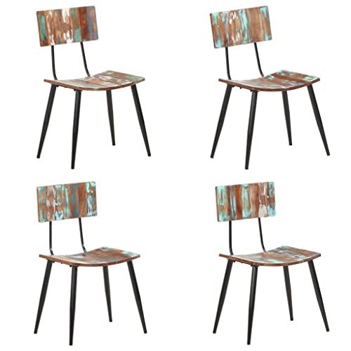 vidaXL 4X Esszimmerstuhl Vintage Antik Küchenstuhl Stuhl Set Holzstuhl Stühle Wohnzimmerstuhl Essstuhl Esszimmerstühle Recyceltes Massivholz Eisen vidaXL 4X Esszimmerstuhl Vintage Antik Küchenstuhl Stuhl Set Holzstuhl Stühle Wohnzimmerstuhl Essstuhl Esszimmerstühle Recyceltes Massivholz Eisen von vidaXL