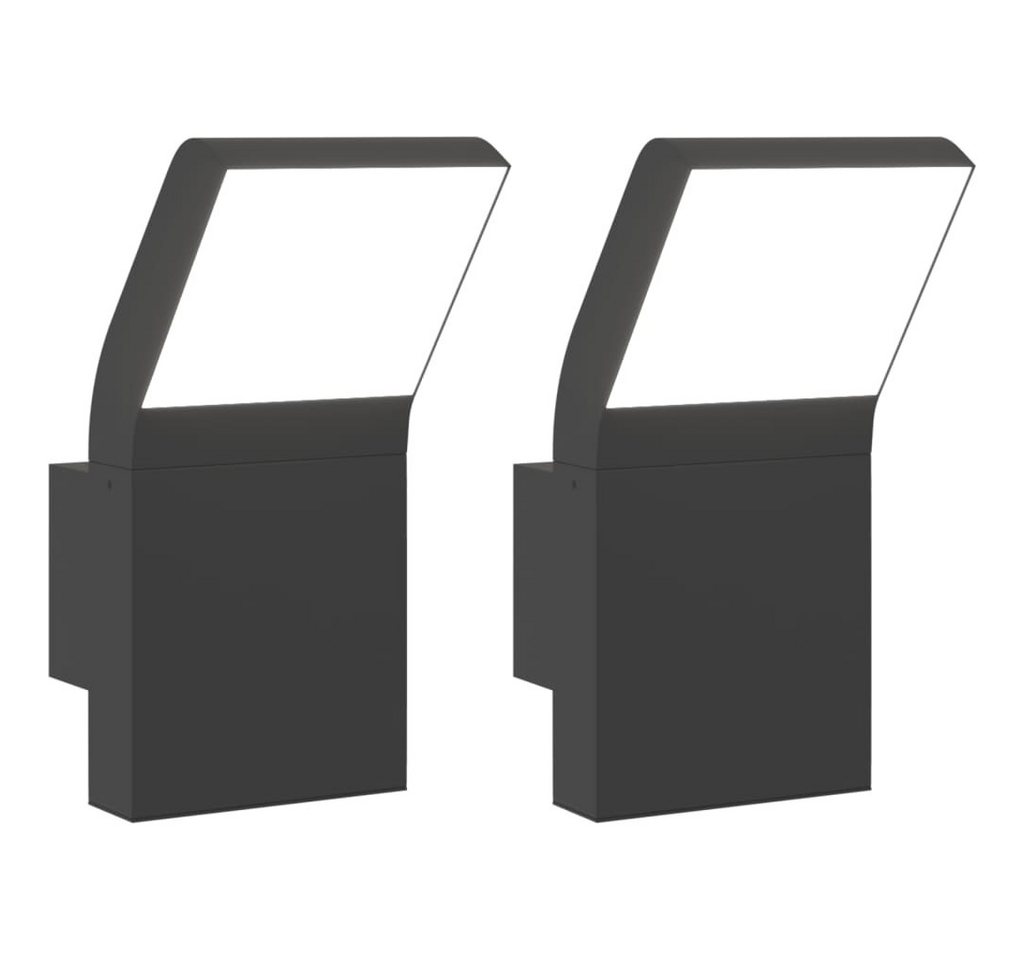 vidaXL Außen-Wandleuchte LED-Außenwandleuchten 2 Stk. Schwarz Aluminiumdruckguss vidaXL Außen-Wandleuchte LED-Außenwandleuchten 2 Stk. Schwarz Aluminiumdruckguss von vidaXL