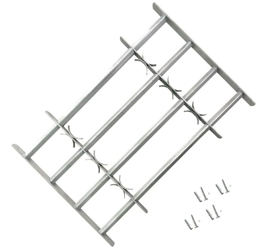 vidaXL Fenster Fenstergitter Verstellbar für Fenster 2 Stk. 1000-1500 mm von vidaXL