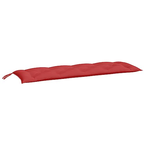 vidaXL Gartenbank-Auflage Rot 150x50x7 cm Stoff von vidaXL