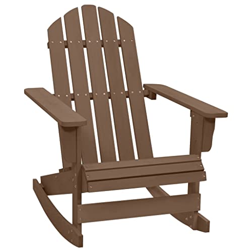 vidaXL Holz Garten Schaukelstuhl Gartenstuhl Gartensessel Schwingsessel Relaxstuhl Holzstuhl Adirondack Stuhl Sessel Gartenmöbel Balkon Terrasse Braun vidaXL Holz Garten Schaukelstuhl Gartenstuhl Gartensessel Schwingsessel Relaxstuhl Holzstuhl Adirondack Stuhl Sessel Gartenmöbel Balkon Terrasse Braun von vidaXL