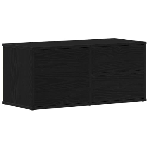 vidaXL Moderner TV-Schränke aus Holzwerkstoff mit Zwei Schubladen für das Wohnzimmer | Stylisches Eichen Design | Kompakter Stauraum für Elektronik und Zubehör | Montage erforderlich vidaXL Moderner TV-Schränke aus Holzwerkstoff mit Zwei Schubladen für das Wohnzimmer | Stylisches Eichen Design | Kompakter Stauraum für Elektronik und Zubehör | Montage erforderlich von vidaXL