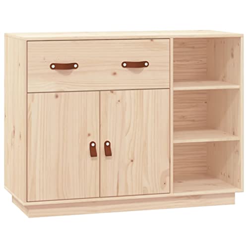 vidaXL Sideboard Schrank Anrichte Beistellschrank Kommode Mehrzweckschrank Standschrank Wohnzimmerschrank 98,5x40x75cm Massivholz Kiefer vidaXL Sideboard Schrank Anrichte Beistellschrank Kommode Mehrzweckschrank Standschrank Wohnzimmerschrank 98,5x40x75cm Massivholz Kiefer von vidaXL