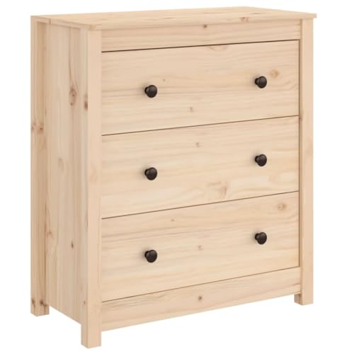 vidaXL Sideboard mit Schubladen Schrank Anrichte Beistellschrank Kommode Schubladenschrank Mehrzweckschrank 70x35x80cm Massivholz Kiefer vidaXL Sideboard mit Schubladen Schrank Anrichte Beistellschrank Kommode Schubladenschrank Mehrzweckschrank 70x35x80cm Massivholz Kiefer von vidaXL