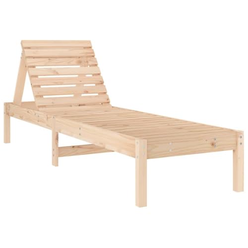 vidaXL Sonnenliege 2 STK., Gartenliege Verstellbare Rückenlehne, Relaxliege Liege mit Latten-Design, Liegestuhl Strandliege für Garten Terrasse, Massivholz Kiefer vidaXL Sonnenliege 2 STK., Gartenliege Verstellbare Rückenlehne, Relaxliege Liege mit Latten-Design, Liegestuhl Strandliege für Garten Terrasse, Massivholz Kiefer von vidaXL