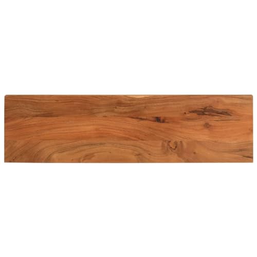 vidaXL Tischplatte, Holzplatte Rechteckig, Massivholzplatte für Bartisch Beistelltisch Esstisch, Ersatztischplatte, 100x40x3,8cm Akazienholz von vidaXL