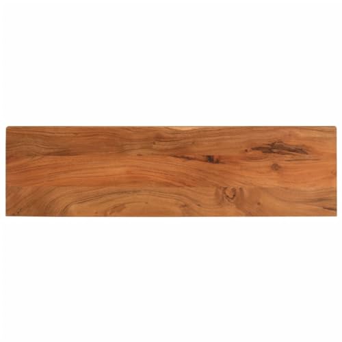 vidaXL Tischplatte, Holzplatte Rechteckig, Massivholzplatte für Bartisch Beistelltisch Esstisch, Ersatztischplatte, 120x30x3,8cm Akazienholz von vidaXL