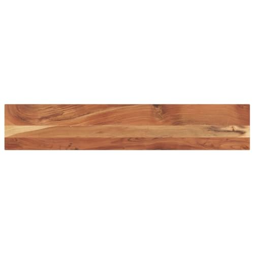 vidaXL Tischplatte, Holzplatte Rechteckig, Massivholzplatte für Bartisch Beistelltisch Esstisch, Ersatztischplatte, 140x20x3,8cm Akazienholz von vidaXL