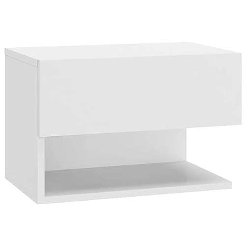 vidaXL Wand Nachttisch Hängend Nachtschrank Nachtkonsole Nachtkommode Schlafzimmer Schrank Kommode Hängeschrank Wandschrank Hochglanz-Weiß Holzwerkstoff vidaXL Wand Nachttisch Hängend Nachtschrank Nachtkonsole Nachtkommode Schlafzimmer Schrank Kommode Hängeschrank Wandschrank Hochglanz-Weiß Holzwerkstoff von vidaXL