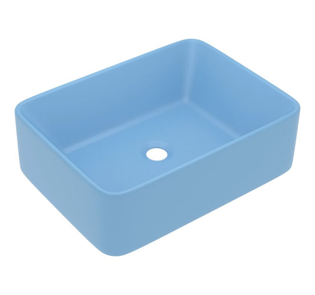 vidaXL Waschbecken Luxus-Waschbecken Matt Hellblau 41x30x12 cm Keramik vidaXL Waschbecken Luxus-Waschbecken Matt Hellblau 41x30x12 cm Keramik von vidaXL