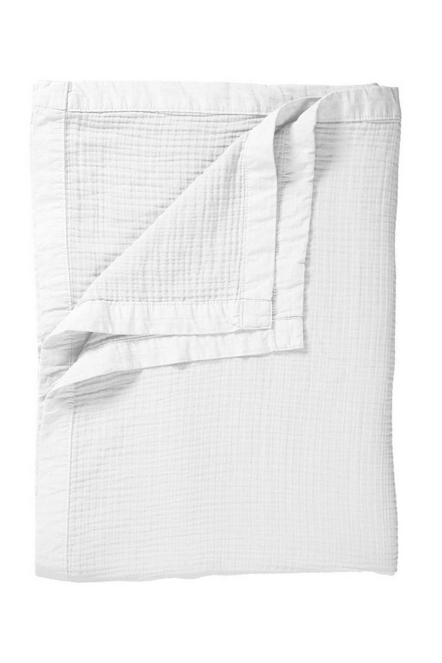 Wolldecke Cuddle Bedspread_White_NL_UV_180x260 1 Tagesdecke 180 x 260 cm, vtwonen, Tagesdecke Kuscheldecke Decke Wohndecke von vtwonen