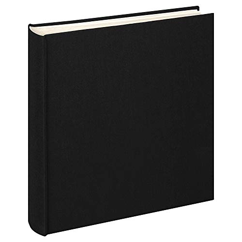 walther design Fotoalbum schwarz 30 x 30 cm Leinen, Cloth FA-508-B von walther design