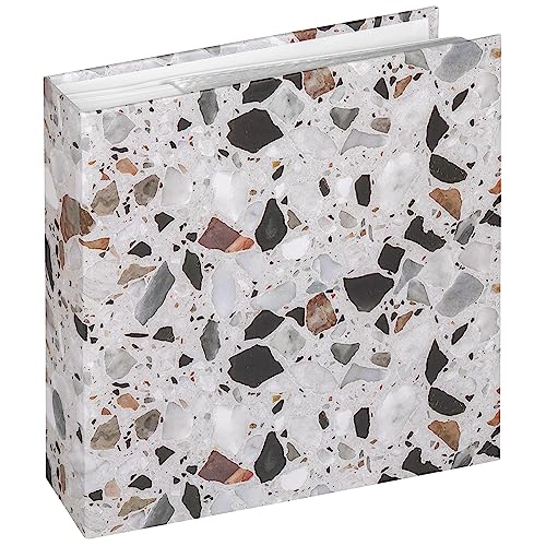 walther design Fotoalbum stone black 200 Fotos 10 x 15 cm Memo-Einsteckalbum Terrazzo ME-298-2 von walther design