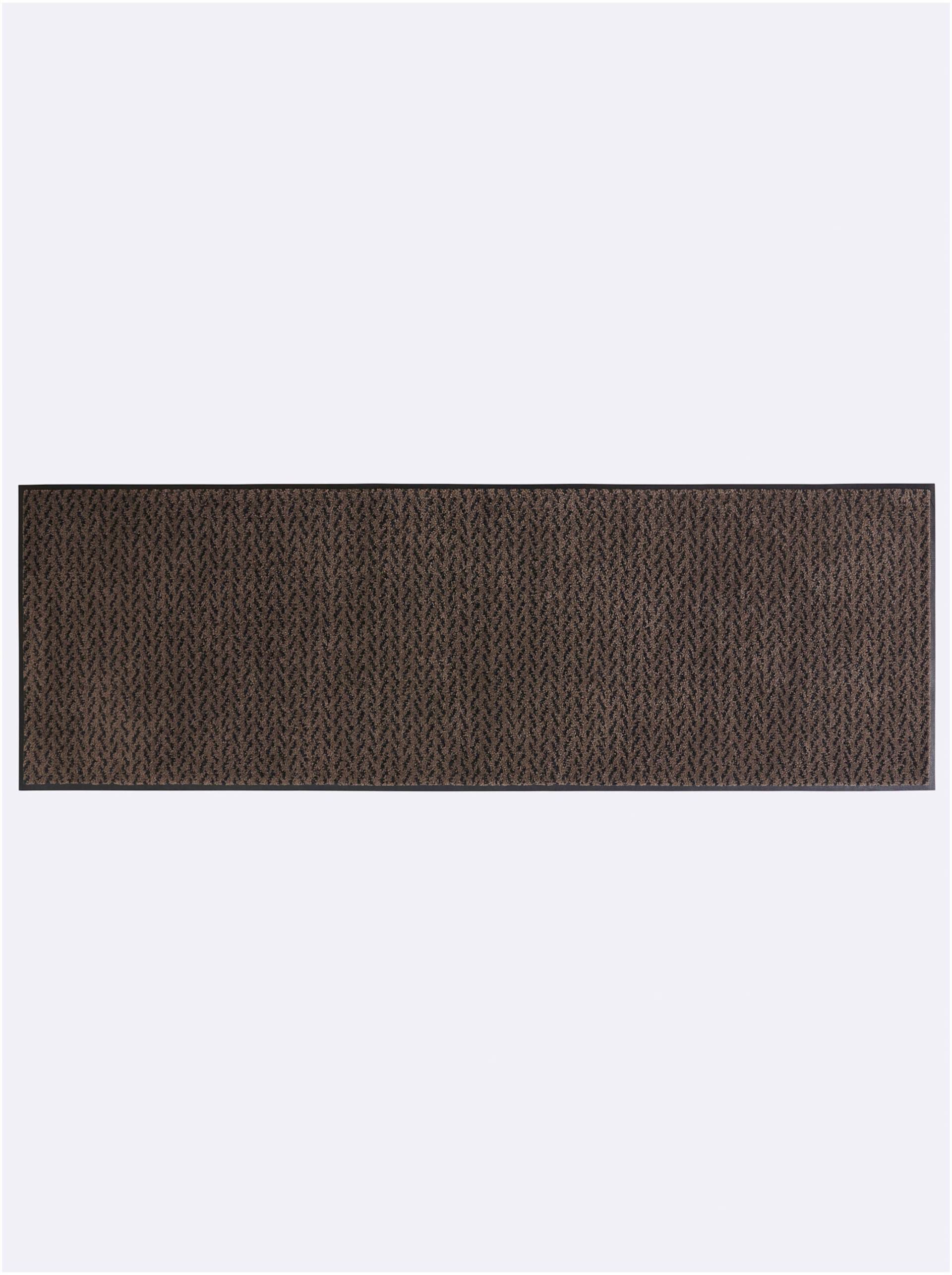 Fußmatte in braun-schwarz von wash&dry von wash&dry