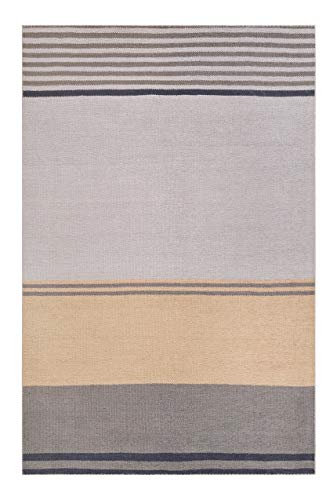 Esprit Home, Moderner Kurzflor Teppich - Läufer aus Baumwolle für Wohnzimmer, Flur, Schlafzimmer, Fresh Love, Camps Bay (80 x 150 cm, beige Sand pfirsich) von Wecon Home