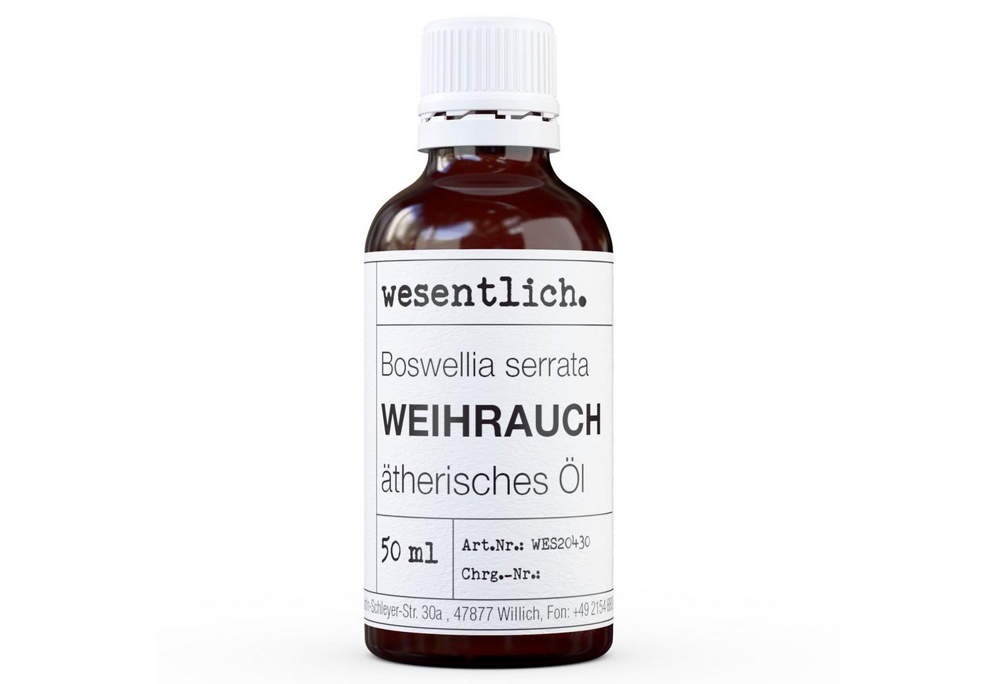 wesentlich. Duftlampe Weihrauch 50ml - ätherisches Öl von wesentlich.