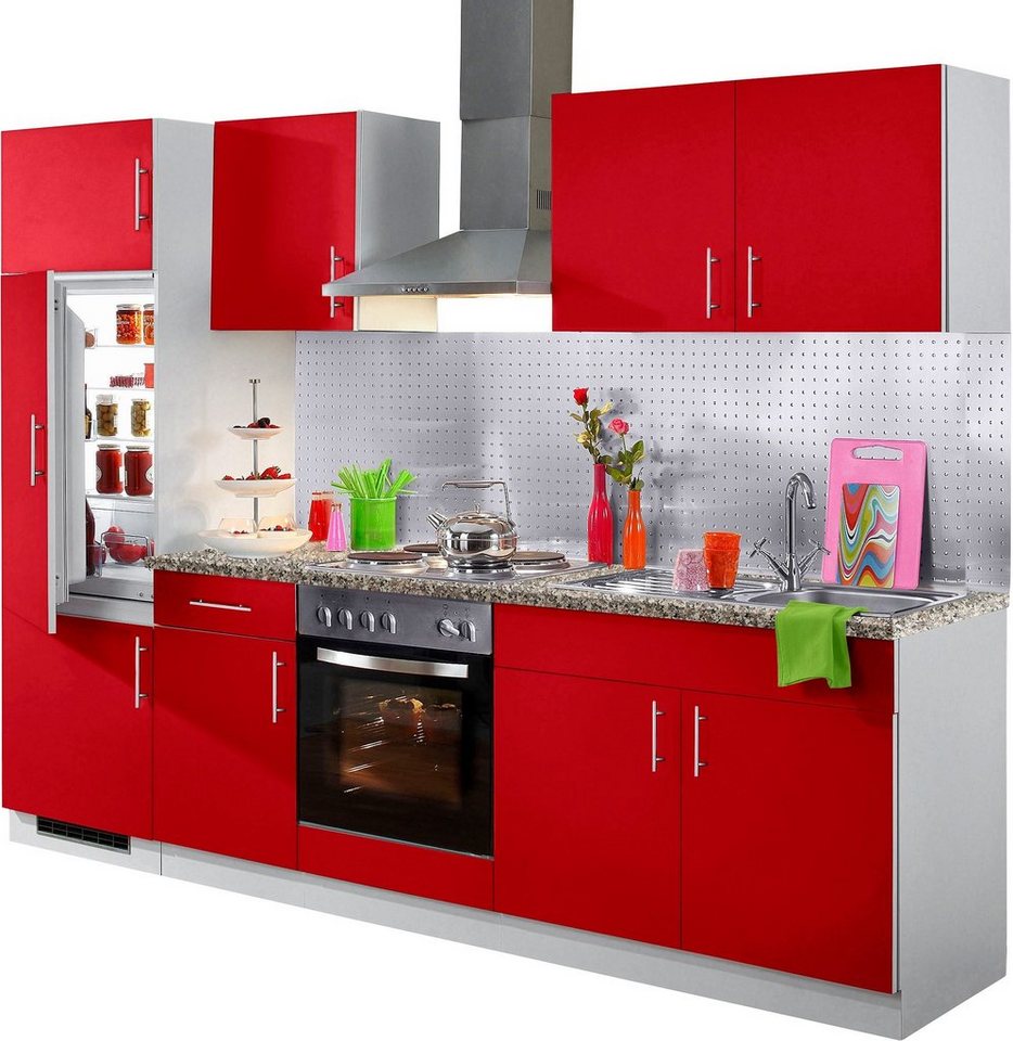 wiho Küchen Küchenzeile Kiel, mit E-Geräten, Breite 270 cm von wiho Küchen