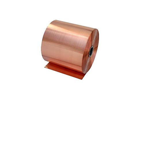 without 1 Stück 0,1 mm 0,2 mm 0,3 mm 0,5 mm 0,8 mm 1 mm Kupferband Kupferblech Kupferplatte Haut Rot Kupfer Lila Kupferfolie halbhart (Größe: 0,2 mm 50 mm 1 m) von without