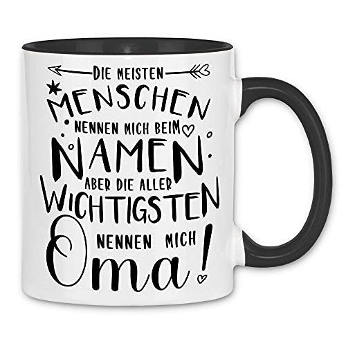 wowshirt Tasse Oma Collection 16 Designs Großmutter Geburtstag Geschenk Omi, Farbe:11 White Black von wowshirt