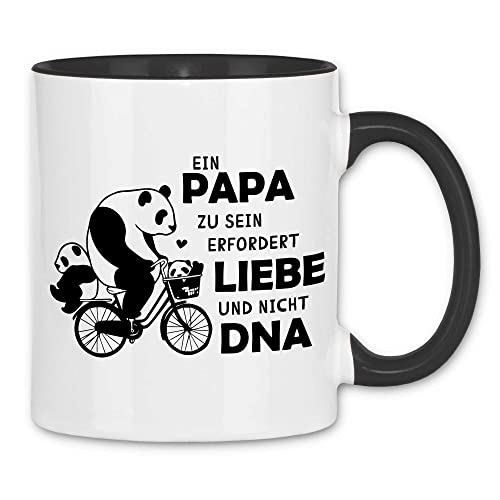 wowshirt Tasse Papa Zu Sein Erfordert Liebe Und Nicht DNA Geschenk für Stiefvater, Farbe:White - Black von wowshirt