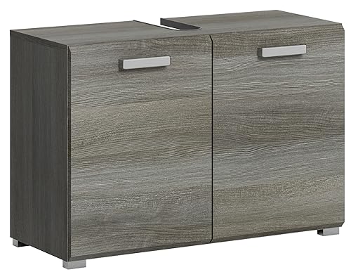 xonox.home Badezimmer Silver X88B3707 Waschbeckenunterschrank Unterschrank breit in rauchsilber Nb. ca.80x55x37cm xonox.home Badezimmer Silver X88B3707 Waschbeckenunterschrank Unterschrank breit in rauchsilber Nb. ca.80x55x37cm von xonox.home