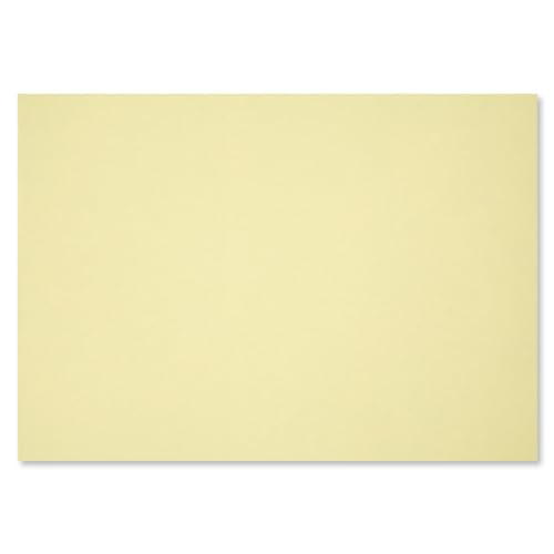 100er Set Tischunterlagen Pastell I Platzsets aus Papier I DIN A3 I beidseitig gelb I Einweg Tischset I az_148 von younikat