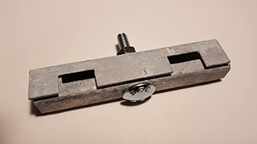 5x Mattenverbinder U-Form in feuerverzinkt Gittermattenverbinder Doppelstabmatten Zaun von zaun-discount