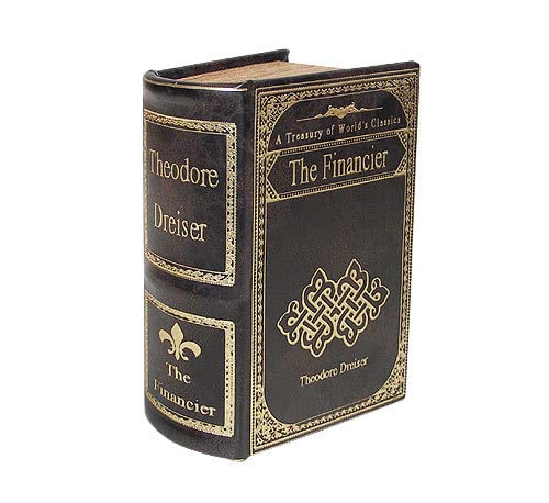 Hohles Buch Geheimfach THE FINANCIER Buchversteck Antik-Stil17cm von zeitzone