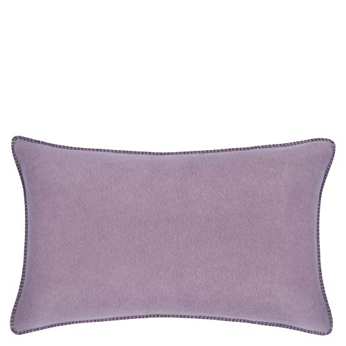 Soft-Fleece-Kissenbezug – Polarfleece mit Häkelstich – weiche, hochwertige Sofa-Kissenhülle – 30x50 cm - 435 misty rose - von ’zoeppritz since 1828’ von Zoeppritz Since 1828